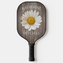 Palas De Pickleball Nombre de madera antigua de marea blanca