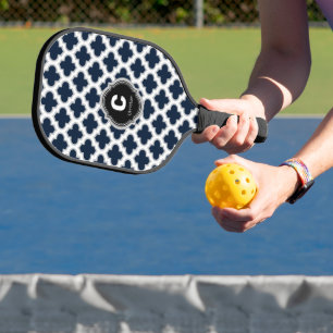Palas De Pickleball Nombre de monograma del patrón de latencia