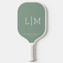 Palas De Pickleball Nombre de monograma personalizado 