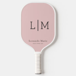Palas De Pickleball Nombre de monograma personalizado 
