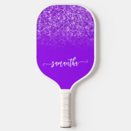 Palas De Pickleball Nombre de ómbre de Purpurina violeta púrpura