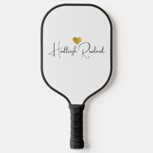 Palas De Pickleball Nombre de secuencia manuscrita de monograma modern