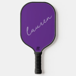 Palas De Pickleball Nombre de secuencia Moderno Rosa Púrpura Oscuro
