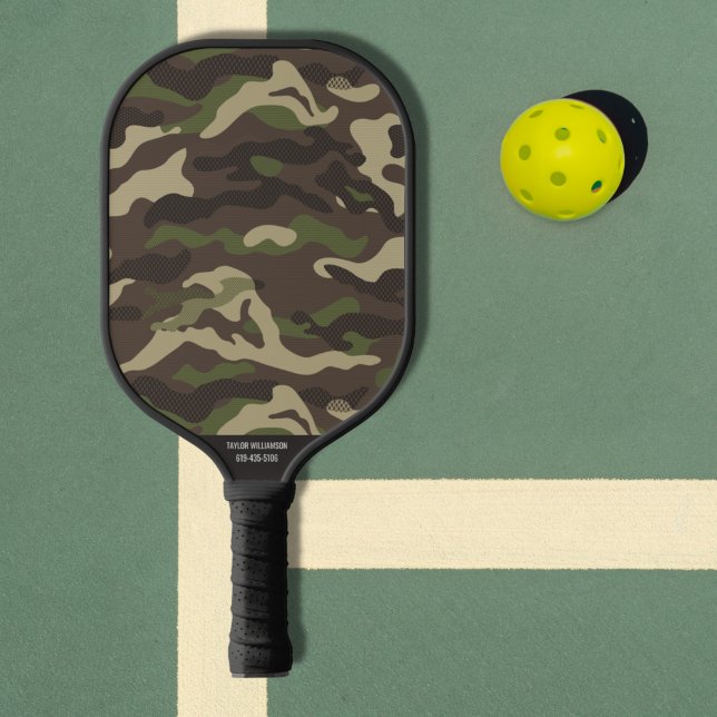 Palas De Pickleball Nombre de texto del Personalizado de Camuflaje Gua (Subido por el creador)