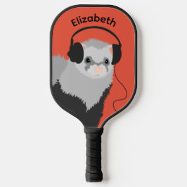 Palas De Pickleball Nombre del Ferret del amante de la música