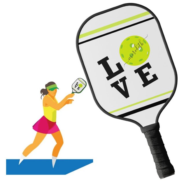 Palas De Pickleball Nombre del guión del guión del fulebolín de amor (Subido por el creador)