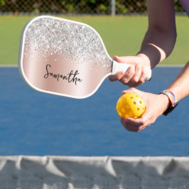 Palas De Pickleball Nombre del guión del Purpurinoso de oro y plata Ro