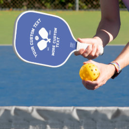 Palas De Pickleball Nombre del jugador del logotipo del club de la pel