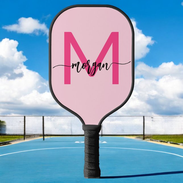 Palas De Pickleball Nombre del Monograma de Giro de Guión Moderno Cali (Subido por el creador)