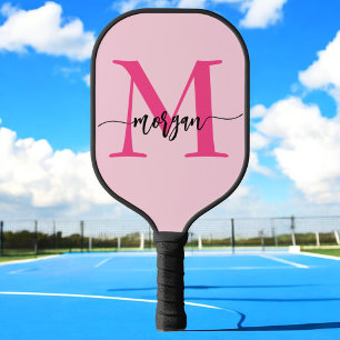 Palas De Pickleball Nombre del Monograma de Giro de Guión Moderno Cali