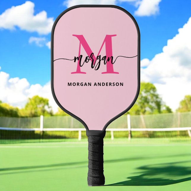 Palas De Pickleball Nombre del Monograma de Giro de Guión Moderno Cali (Subido por el creador)