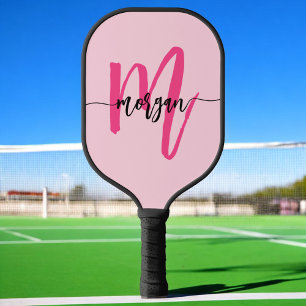 Palas De Pickleball Nombre del Monograma de Giro de Guión Moderno Cali