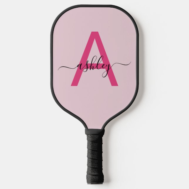 Palas De Pickleball Nombre del Monograma de Giro de Guión Moderno Cali (Anverso)