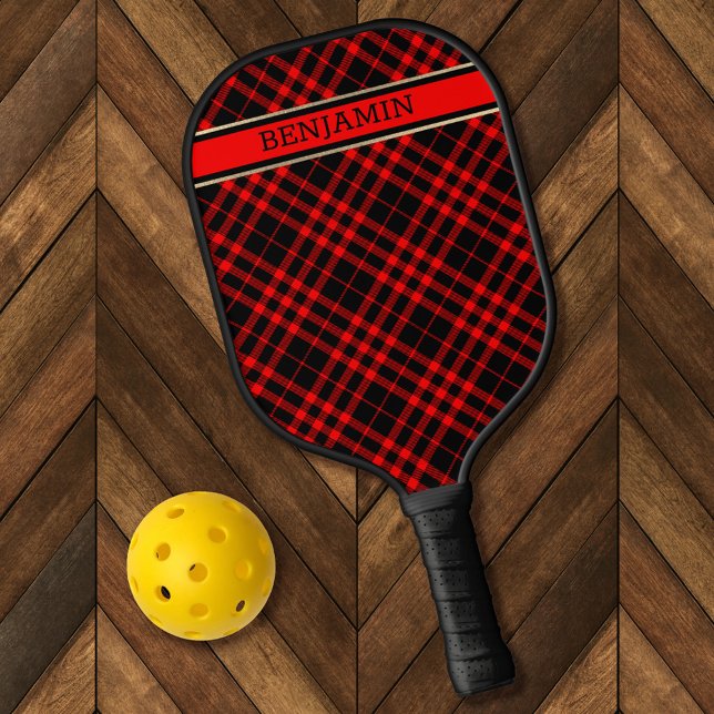 Palas De Pickleball Nombre del patrón de plástico rojo y negro persona (Subido por el creador)