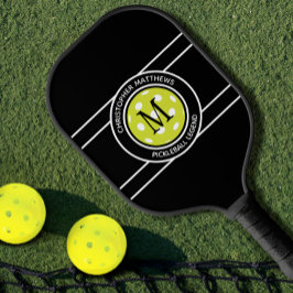 Palas De Pickleball Nombre inicial de la cita del Personalizado de la