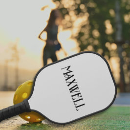 Palas De Pickleball Nombre moderno simple negrita negrita de la famili
