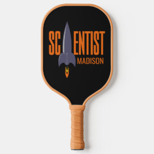 Palas De Pickleball Nombre personalizado de científico de cohetes