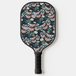 Palas De Pickleball Nombre personalizado de Flores silvestres en flor
