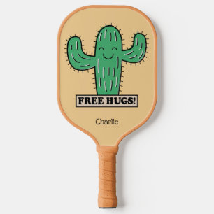 Palas De Pickleball Nombre personalizado de Free Cactus Hugs