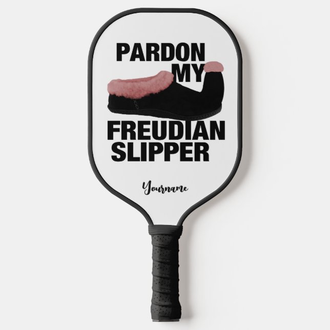 Palas De Pickleball Nombre personalizado de Freudian Slipper (Anverso)