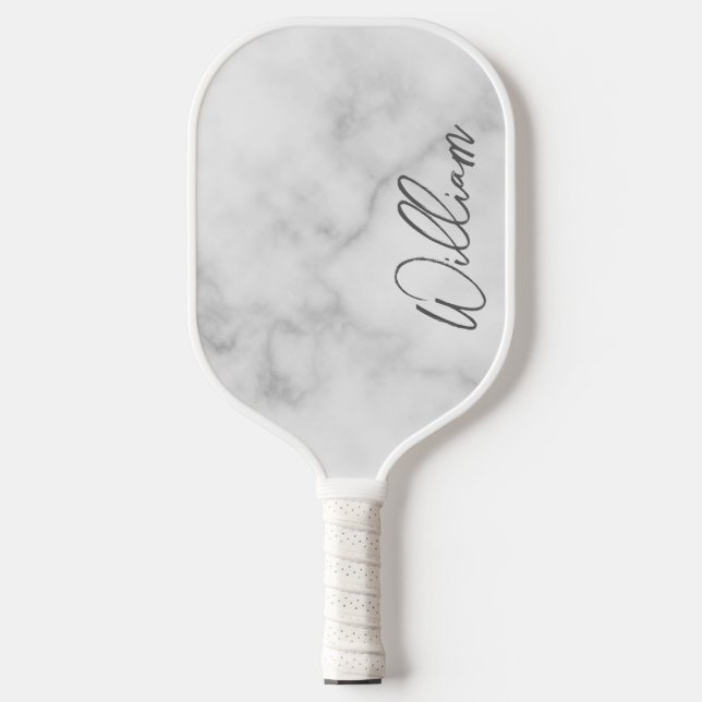 Palas De Pickleball Nombre personalizado de guión moderno (Anverso)