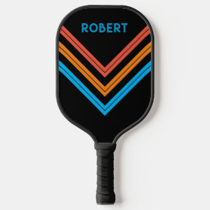 Palas De Pickleball Nombre personalizado de la banda de vintage retro