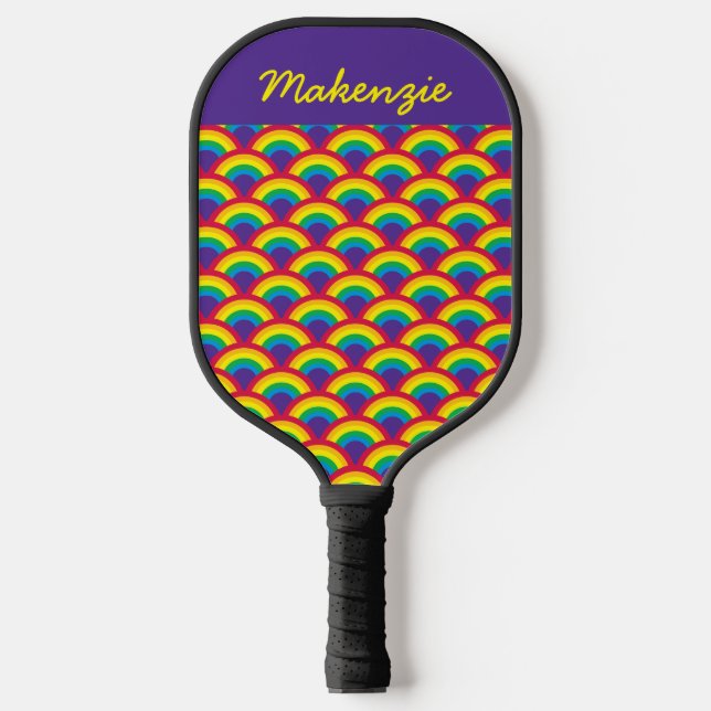 Palas De Pickleball Nombre personalizado de la escala de sirenas arcoi (Anverso)