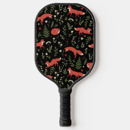 Palas De Pickleball Nombre personalizado del patrón botánico de Woodla