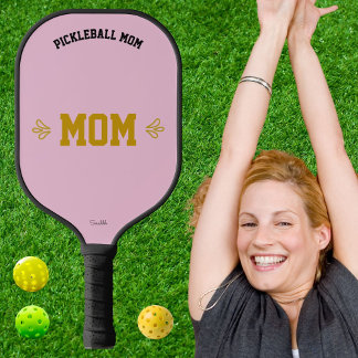 Palas De Pickleball Nombre personalizado diseño deportivo elegante ros