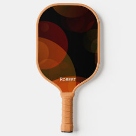 Palas De Pickleball Nombre personalizado en letra cursiva moderna marr