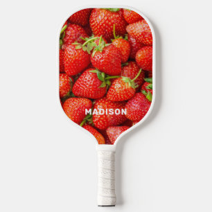 Palas De Pickleball Nombre personalizado Fresas