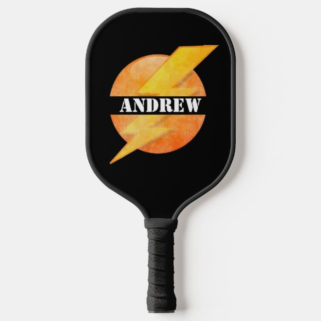 Palas De Pickleball Nombre personalizado Gálibos personalizados, perno (Anverso)