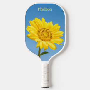 Palas De Pickleball Nombre personalizado Girasol