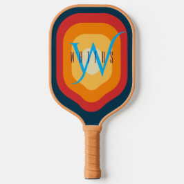 Palas De Pickleball Nombre personalizado monogramado inicial editable