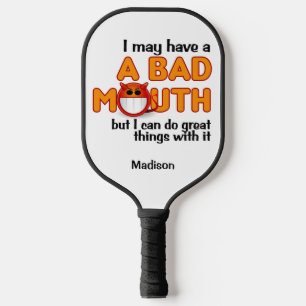 Palas De Pickleball Nombre personalizado Mouth