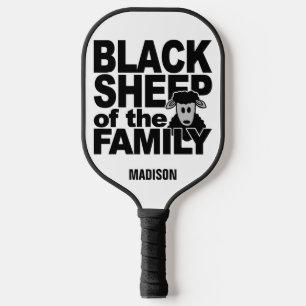 Palas De Pickleball Nombre personalizado "Oveja negra"