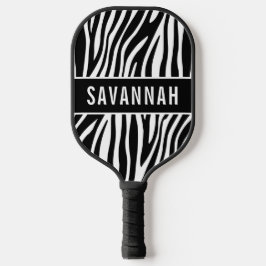 Palas De Pickleball Nombre personalizado Patrón de impresión de animal