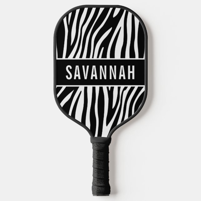 Palas De Pickleball Nombre personalizado Patrón de impresión de animal (Anverso)