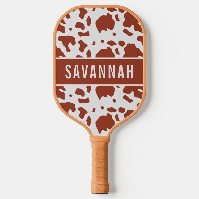 Palas De Pickleball Nombre personalizado Patrón de impresión en animal (Anverso)