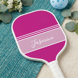 Palas De Pickleball Nombre personalizado rosa caliente 