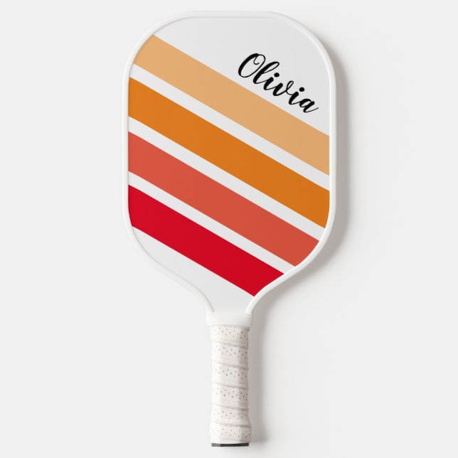 Palas De Pickleball Nombre personalizado tachado (Anverso)