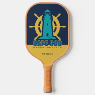 Palas De Pickleball Nombre personalizado / Texto Cape Cod Massachusett