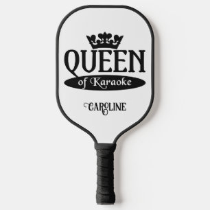 Palas De Pickleball Nombre personalizado y Reina de color de karaoke