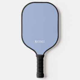 Palas De Pickleball Nombre simple profesional Blanco azul claro modern