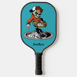 Palas De Pickleball Nombre y color personalizados de Zombie Skater