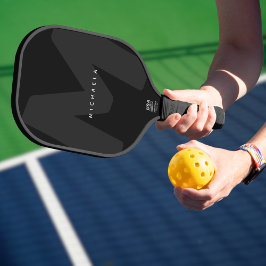 Palas De Pickleball Nombre y inicial sobredimensionados modernos