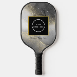 Palas De Pickleball Nombre y logotipo de empresa modernos en plata y o