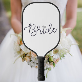 Palas De Pickleball Novia Pickleball / Guion Chic Diamante Negro