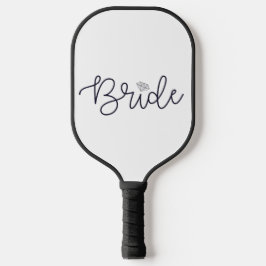 Palas De Pickleball Novia Script Diamante Moderno Tendencia 