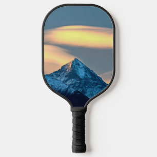Palas De Pickleball Nubes Únicas Sobre Montañas Cubiertas de Nieve